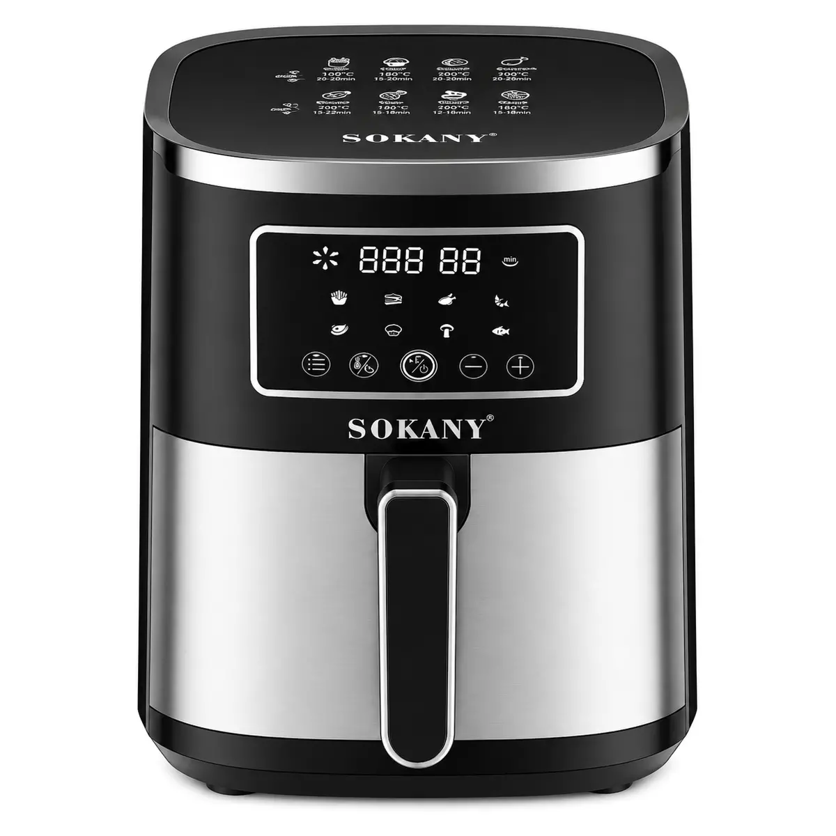 Електричний аерогриль-мультипіч SOKANY SK-10052 1700 Вт з фритюрницею на 7 л