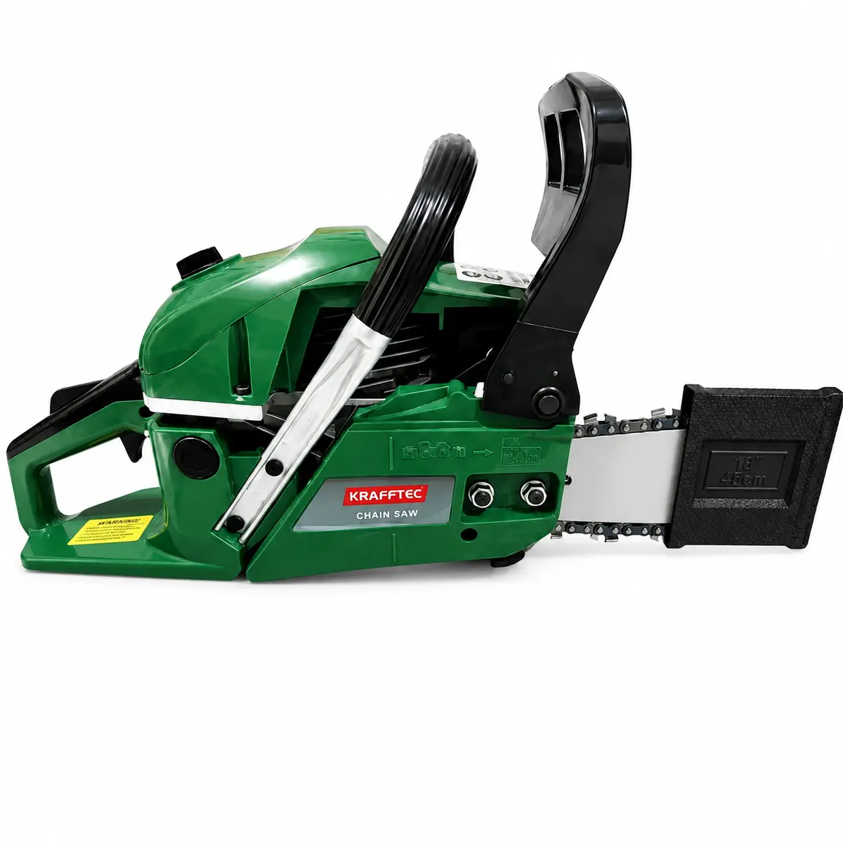 Ланцюгова бензопила KRAFFTEC, 6500 Вт, шина 45 см, 9500 об/хв