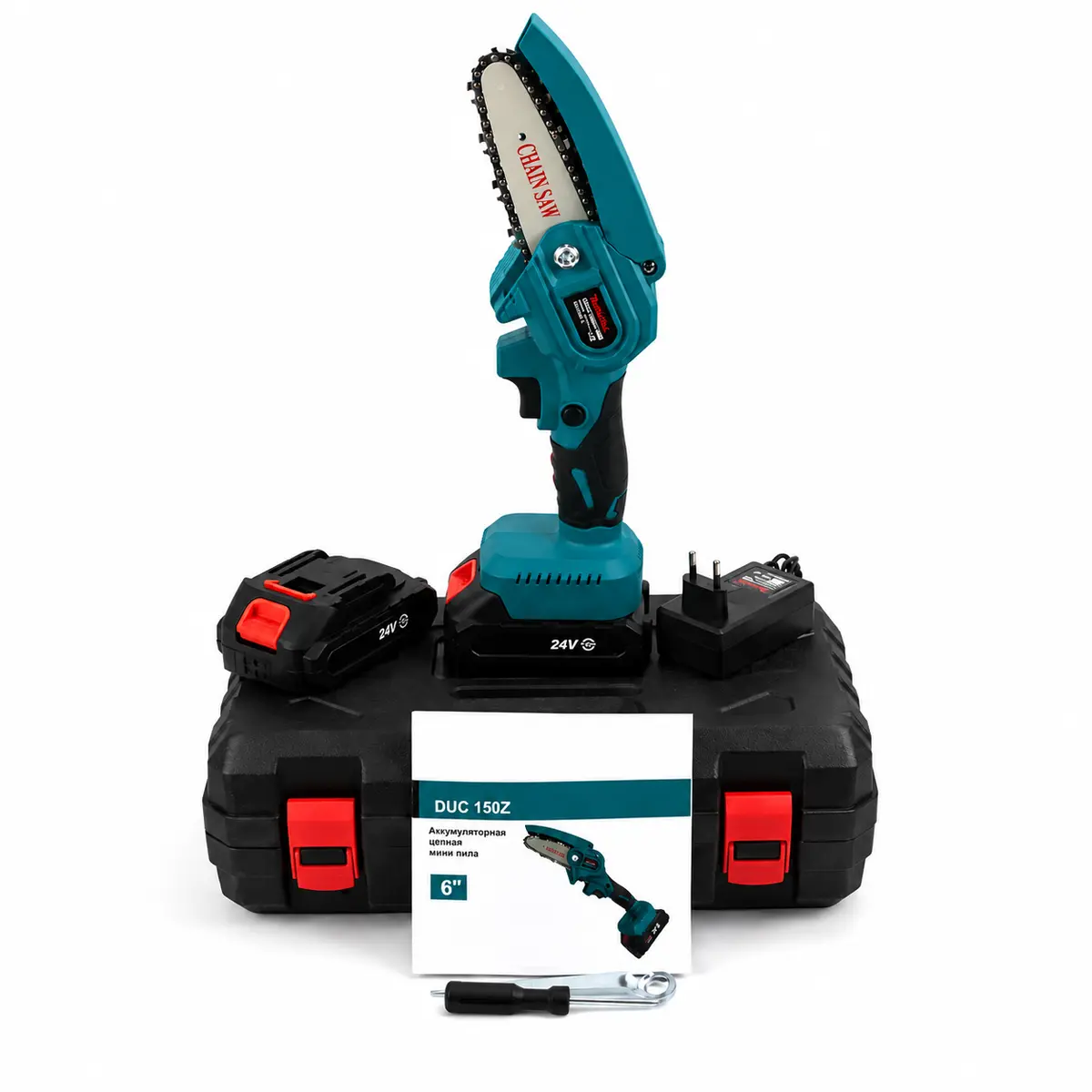 Акумуляторна мініпила KRAFFTEC Chain Saw, шина 6