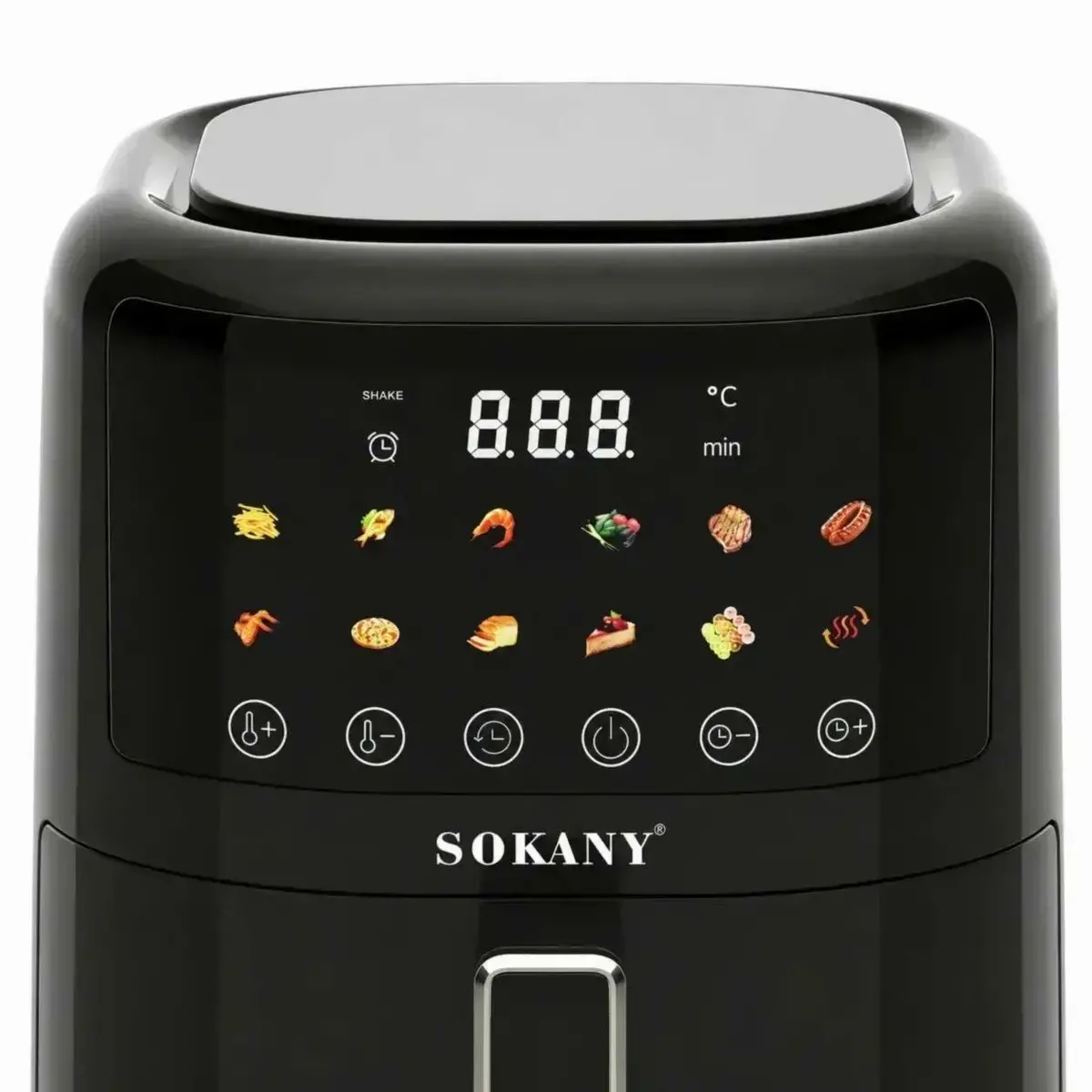 Аерофритюрниця SOKANY SK-10083 1400 Вт 8 л із сенсорним керуванням та антипригарним покриттям