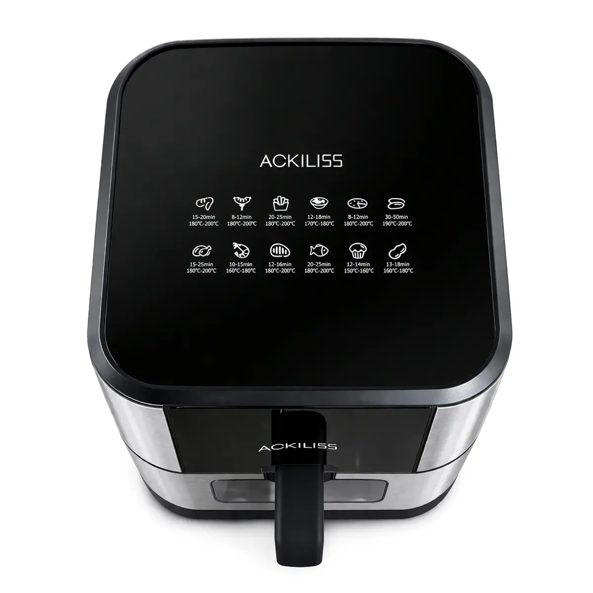 Аерофритюрниця Ackiliss ACL-650004, 2000 Вт, обʼєм 8 літрів