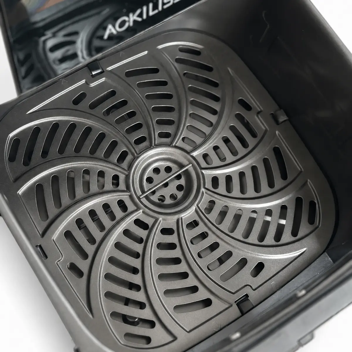 Електричний аерогриль Ackiliss ACL-650005 1800 Вт, велика чаша 12 л, Чорний