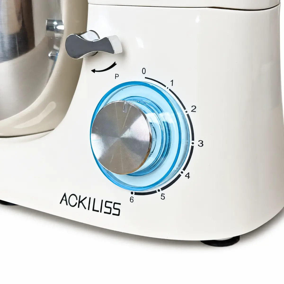 Електричний тістоміс стаціонарний Ackiliss ACL-95753W 5 л 1300 Вт