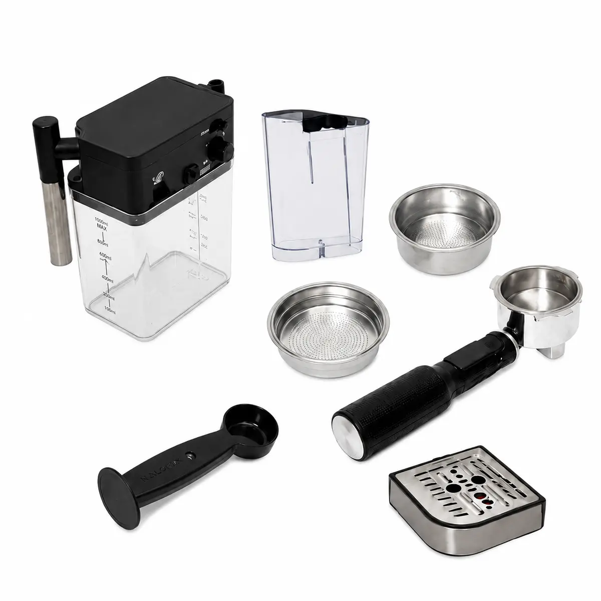 Автоматична ріжкова кавомашина Sokany SK-04043, еспресо кавоварка з капучинатором для дому