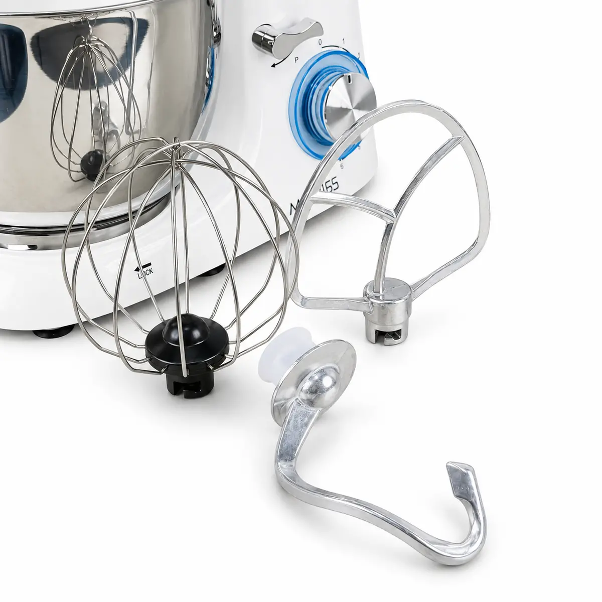 Електричний тістоміс стаціонарний Ackiliss ACL-95753W 5 л 1300 Вт