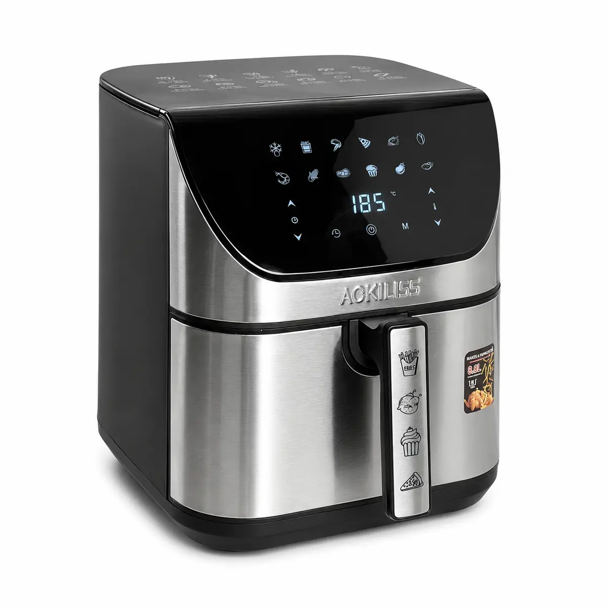 Електричний аерогриль Ackiliss ACL-96559 12 л 2000 Вт сенсорне управління