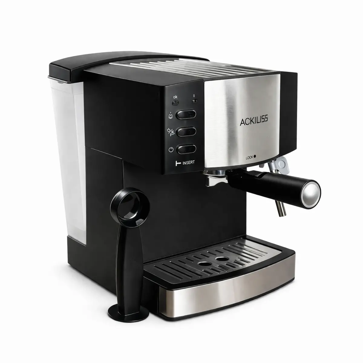 Кавомашина ріжкова Ackiliss ACL-113 850 Вт 15 бар, ємність 1.6 л