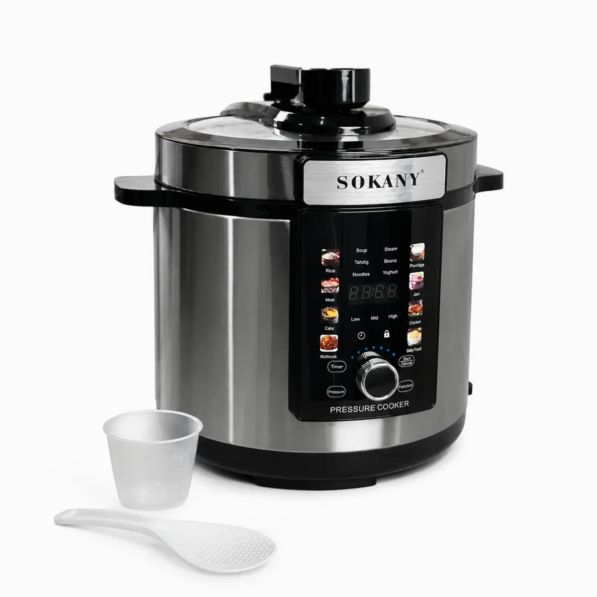 Електрична скороварка Sokany SK-07043 об'єм 7 л 1500 Вт