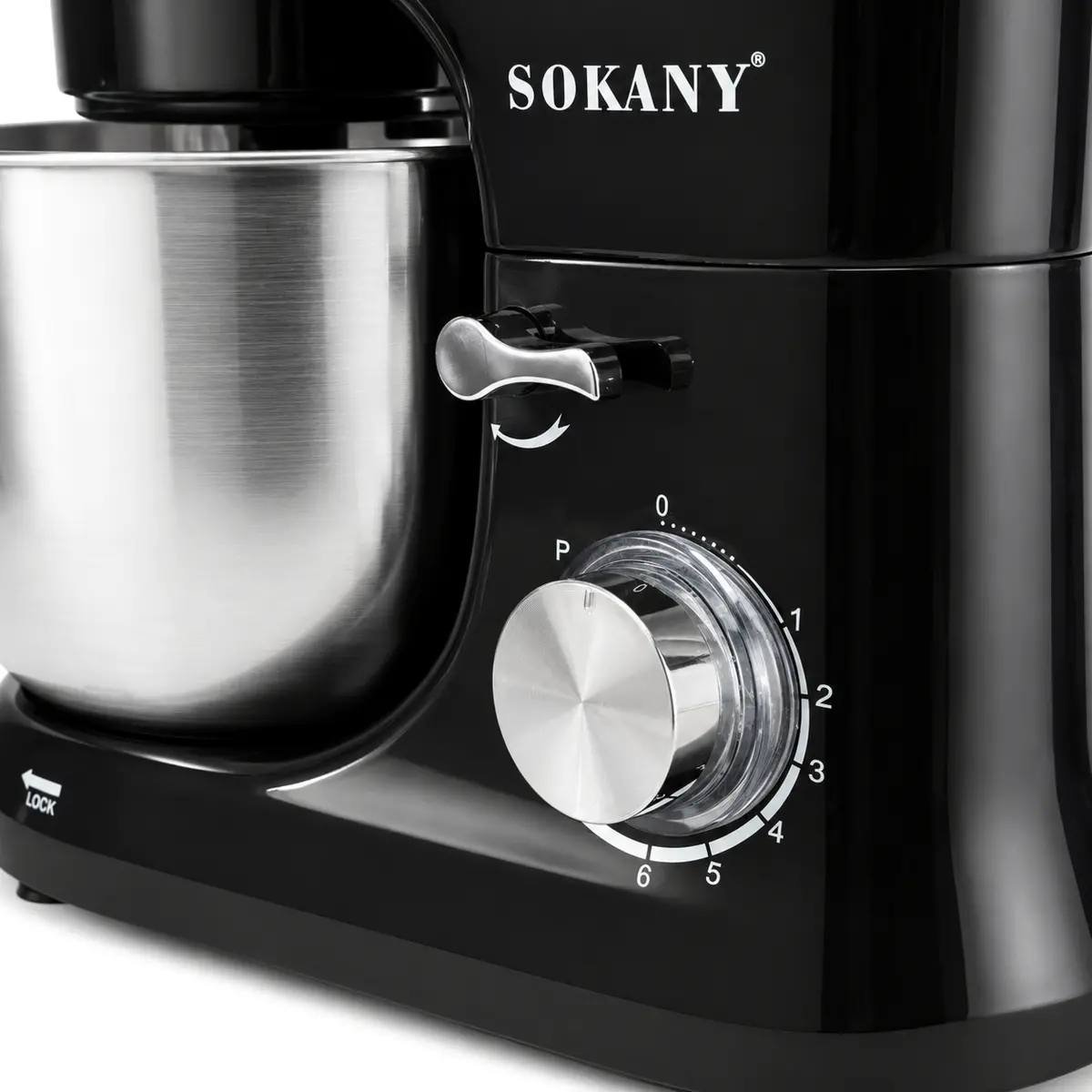 Електричний кухонний тістоміс SOKANY SK-271 1200 Вт на 5 л для дому