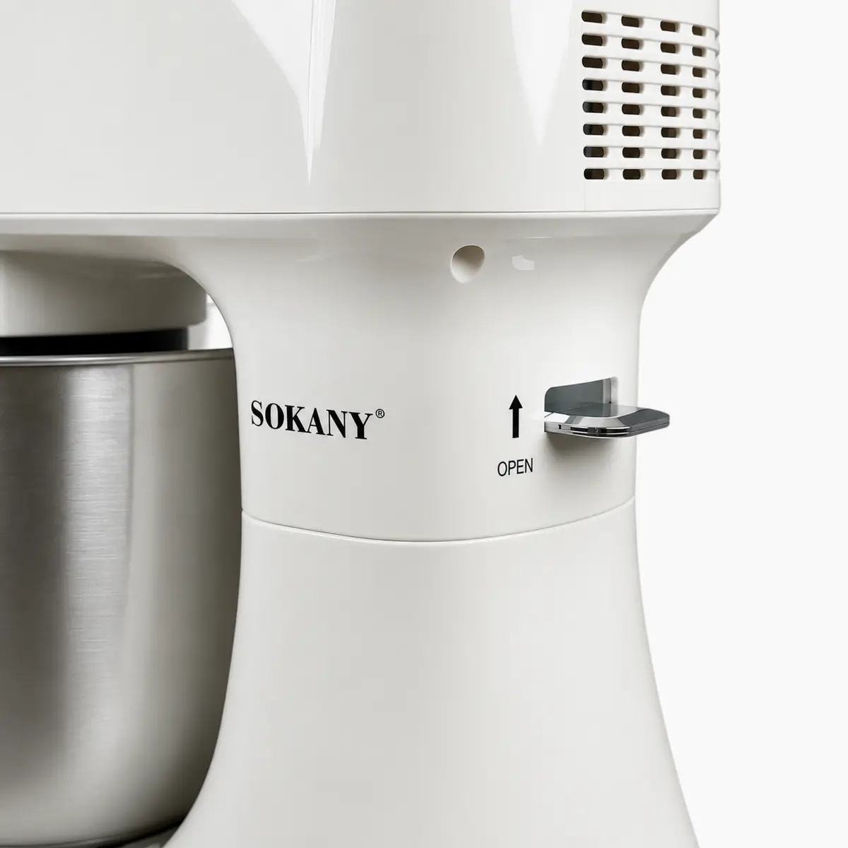 Професійний міксер для замісу тіста SOKANY SK-05016 1500 Вт з чашею 6 л з підігрівом, вбудовані ваги, сенсорна панель