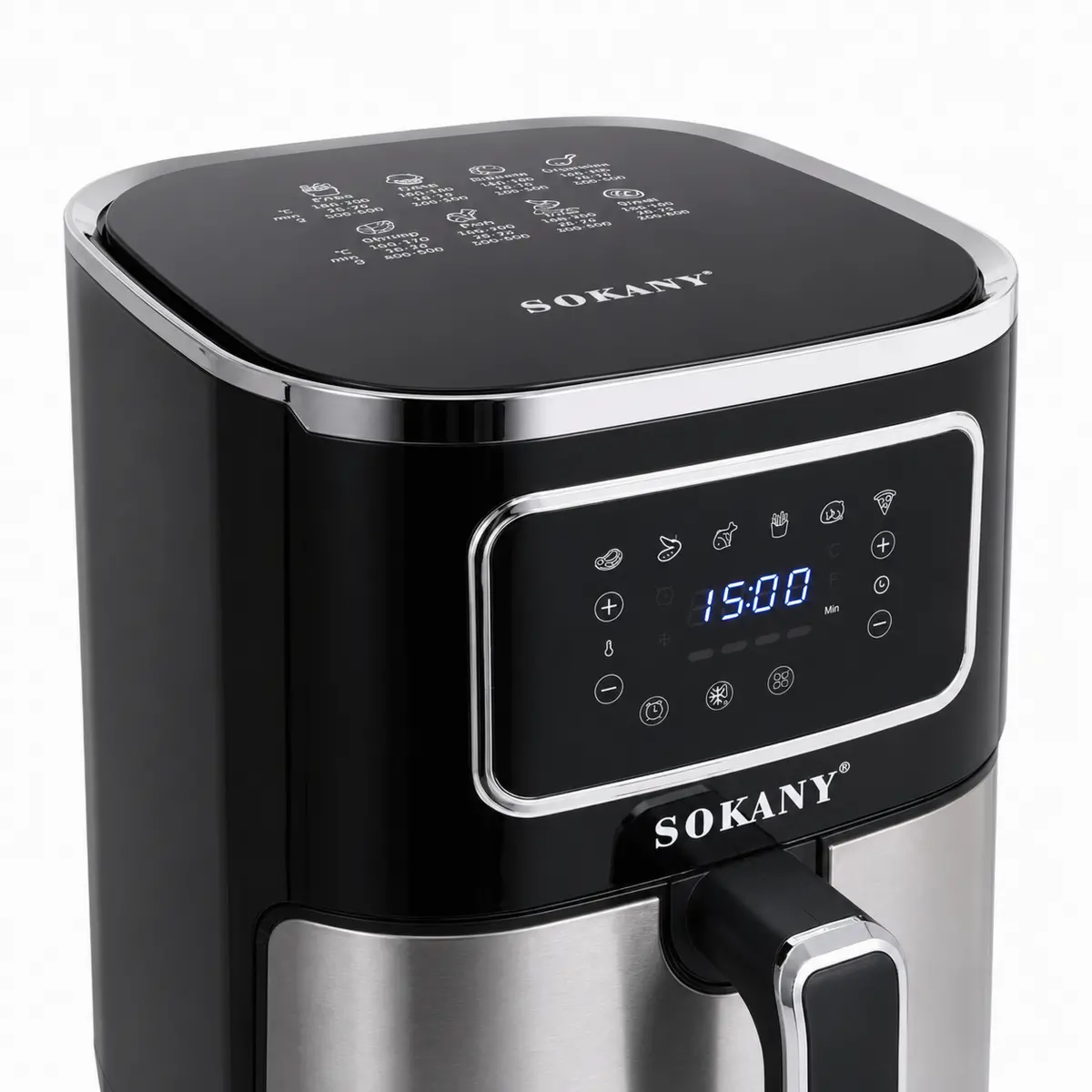 Електричний аерогриль-мультипіч SOKANY SK-10052 1700 Вт з фритюрницею на 8 л