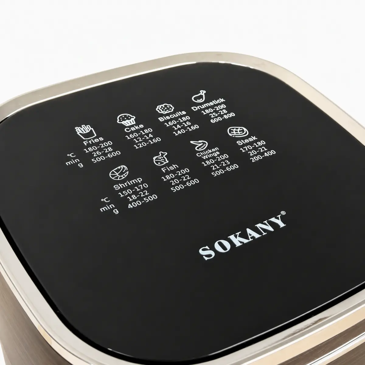 Електричний аерогриль-мультипіч SOKANY SK-10052 1700 Вт з фритюрницею на 8 л