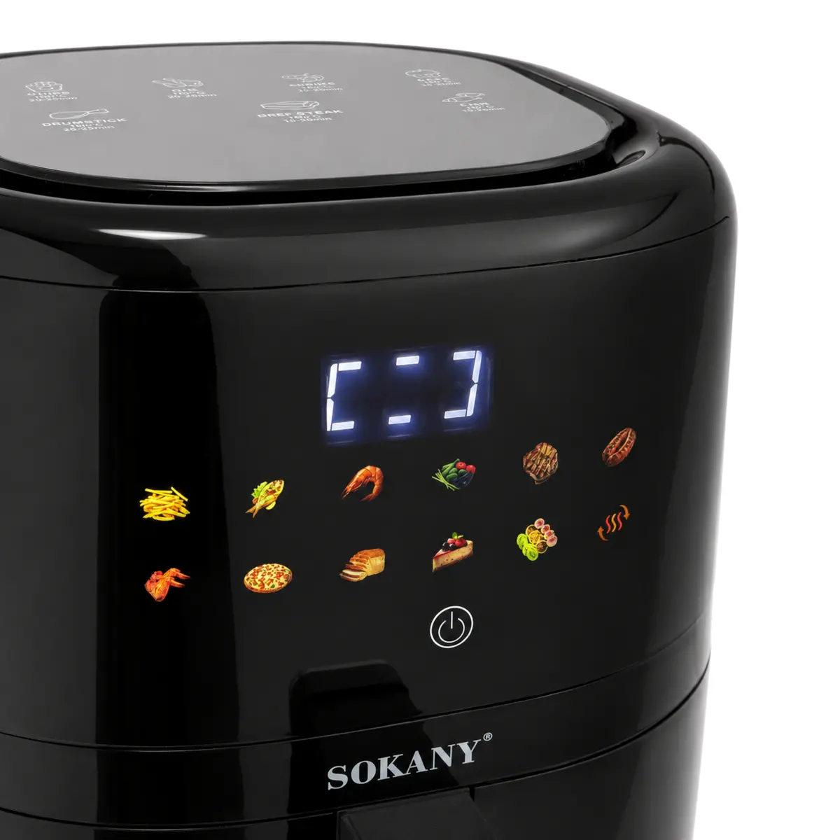 Аерофритюрниця SOKANY SK-10083 1400 Вт 8 л із сенсорним керуванням та антипригарним покриттям