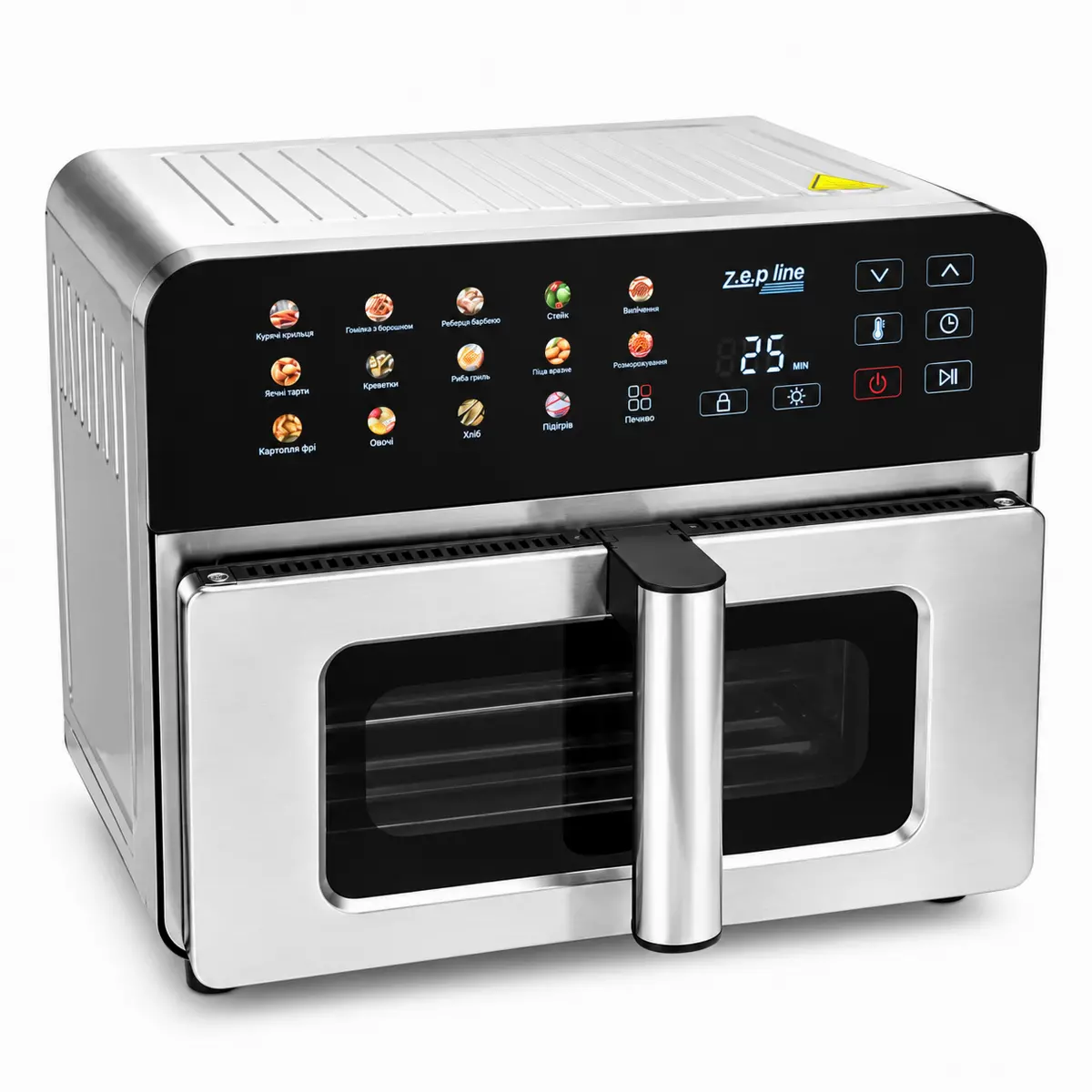 Електрична аерофритюрниця Zepline ZP-00367, 14 програм, 15 л, 2200 Вт